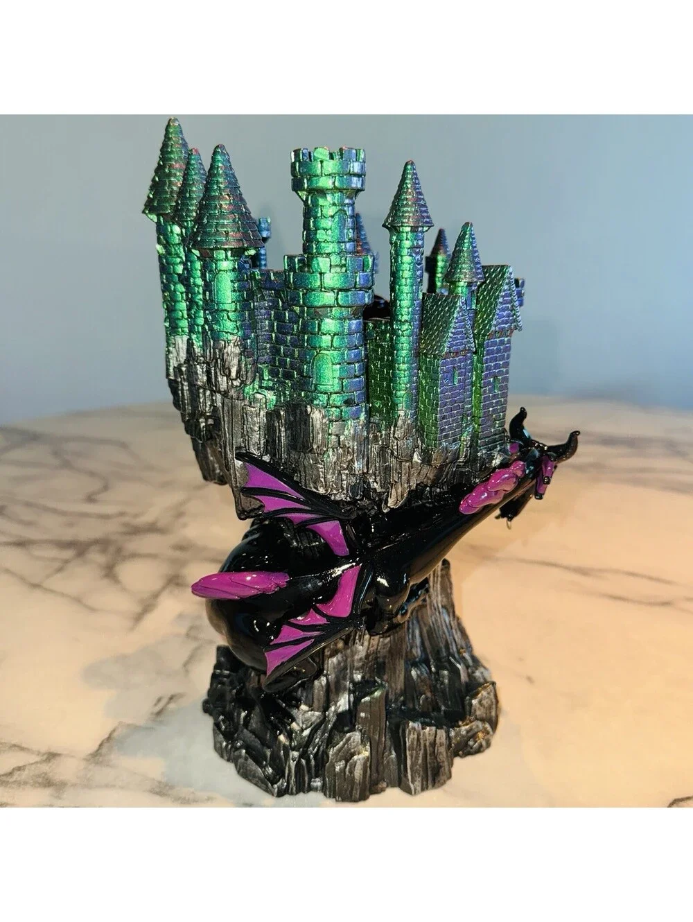 Maleficent Dragon Castle Disney Villains NEW Bath & Body Works Candle Holder